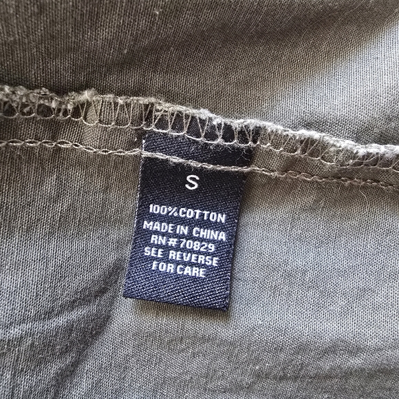 Rue 21 100% Cotton Olive Green Hooded Zip-Up Vest Size S - Picture 7 of 8